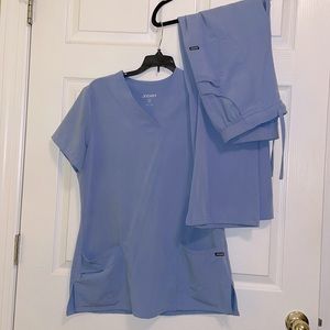 Light blue Jockey scrub set